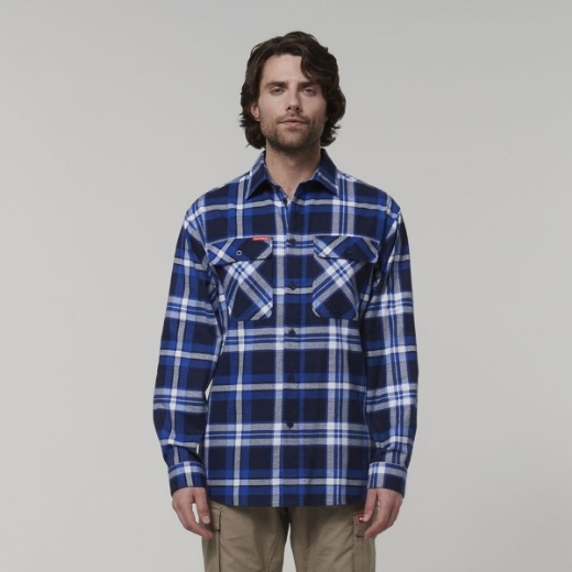 Picture of Hard Yakka Check Flannel Shirt- Long Sleeve